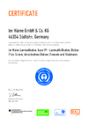 Certificate  Blauer Engel base.59 Laminate Floor GB