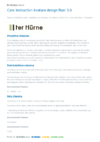 Care and maintenance flyer  Avatara Design Floor Privatbereich GB