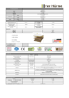 Datasheet  Engineered Hardwood Flooring Tongue & Groove PRO DE, EL, GB, ES, FR, IT, NL, PL, RU