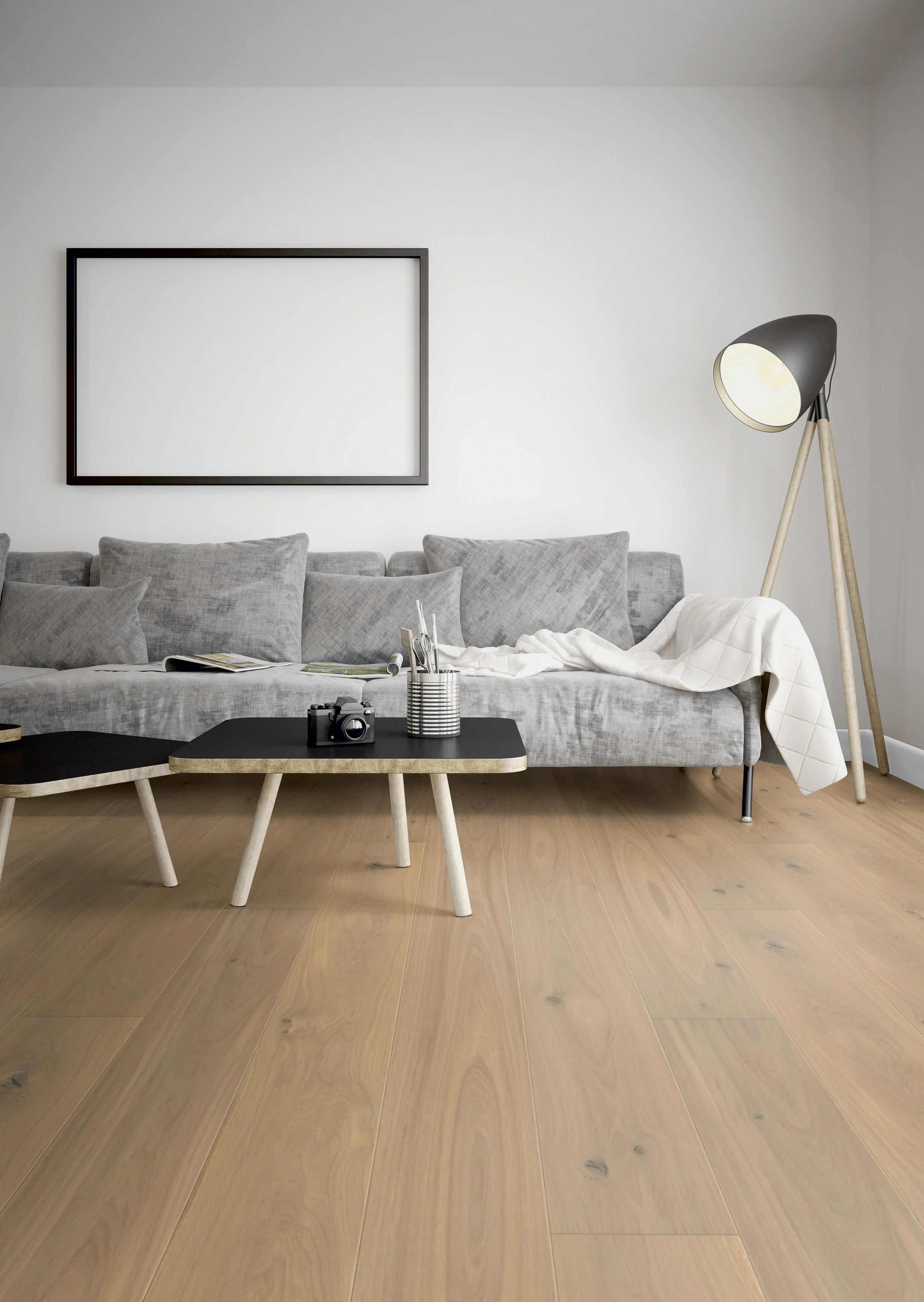 Oak unfinished effect