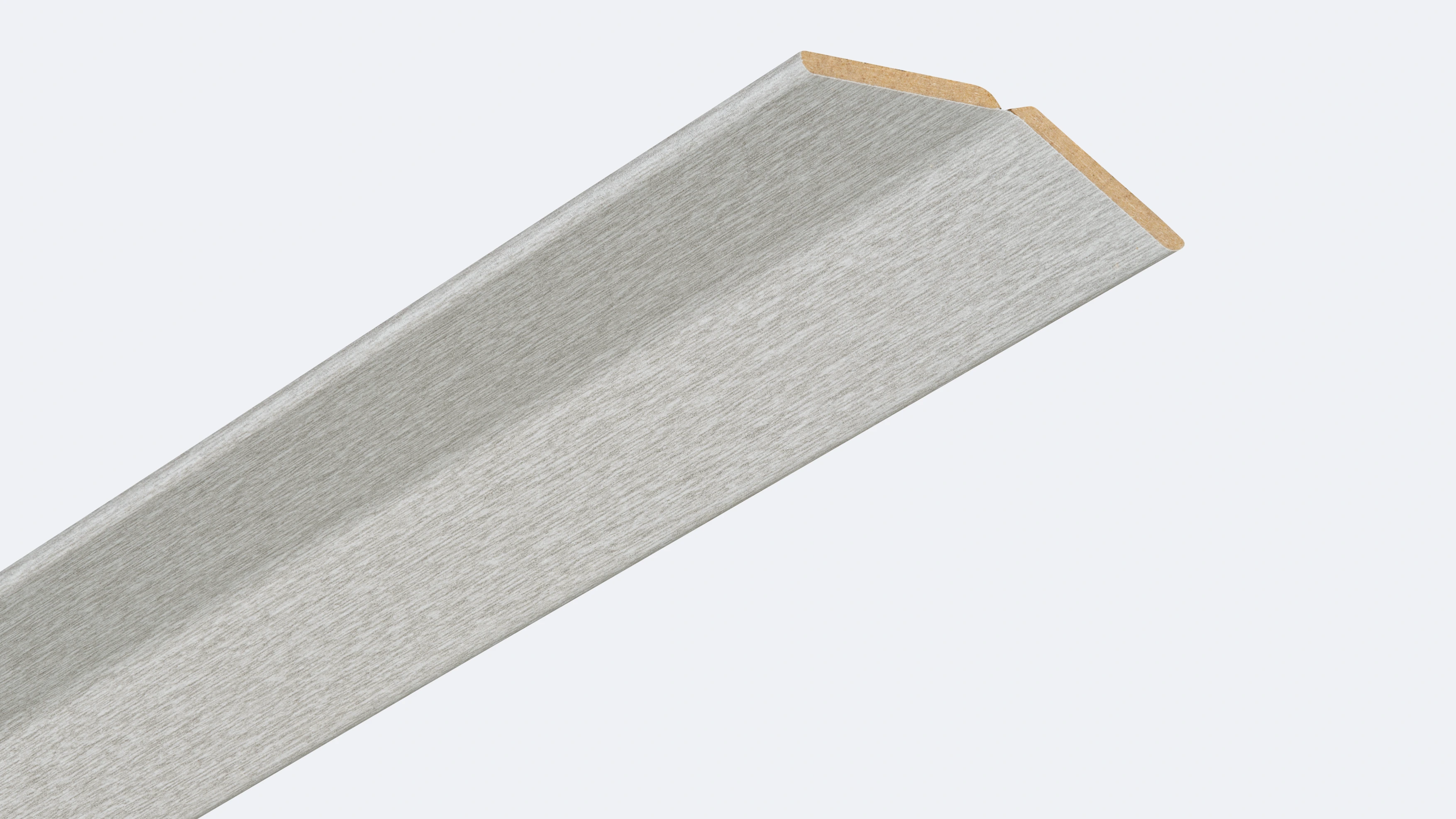 Aluminio plateado metálico cepillado