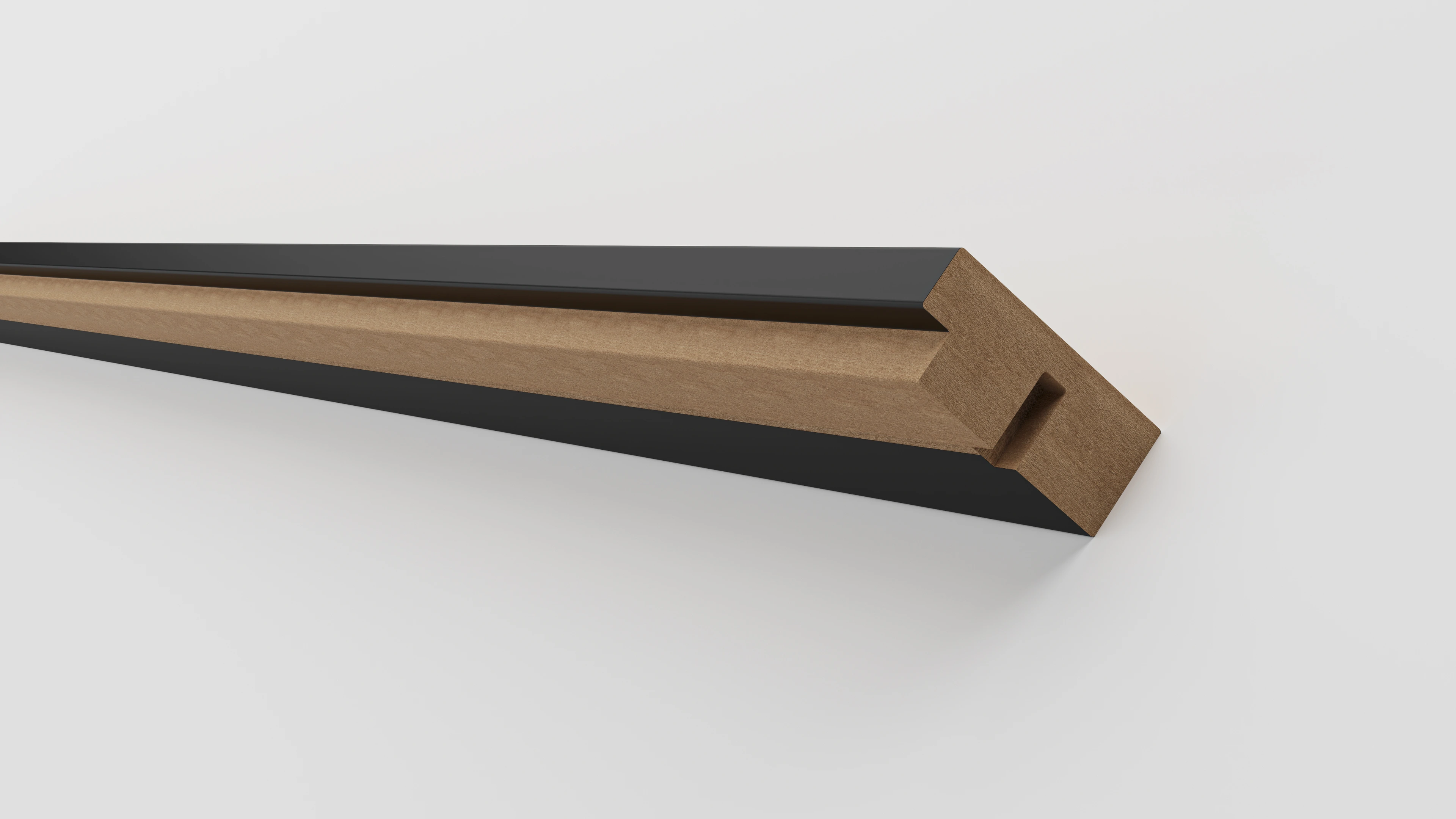 Czarny ekstra matowy