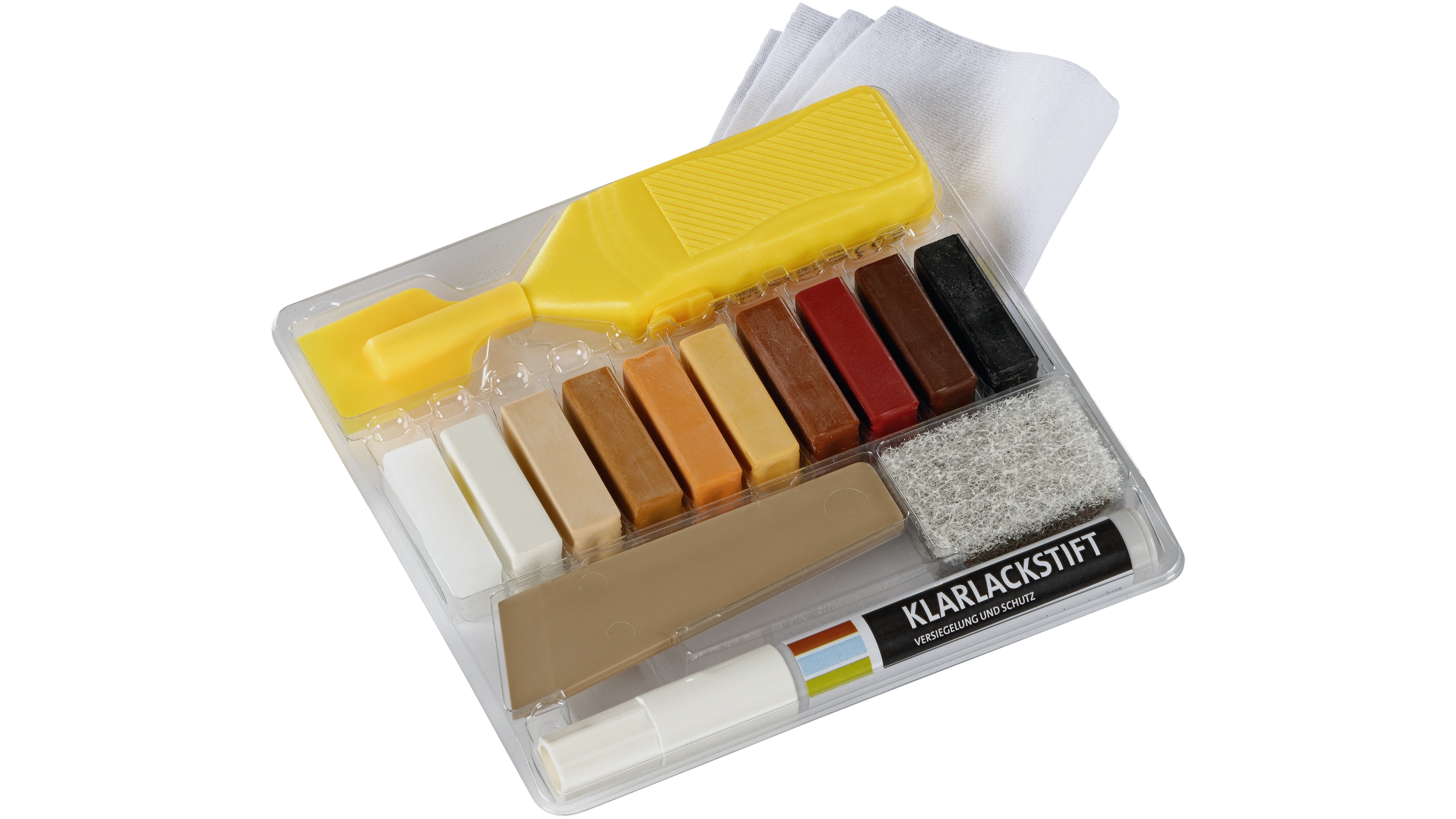 Hard wax repair set