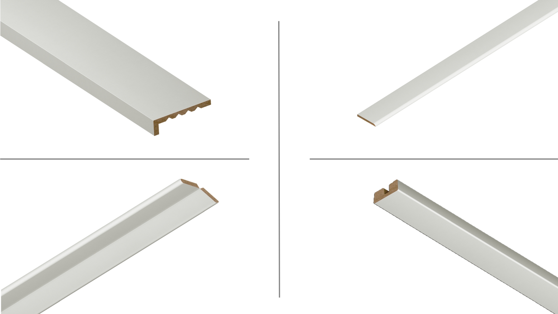 Leisten Wand + Decke