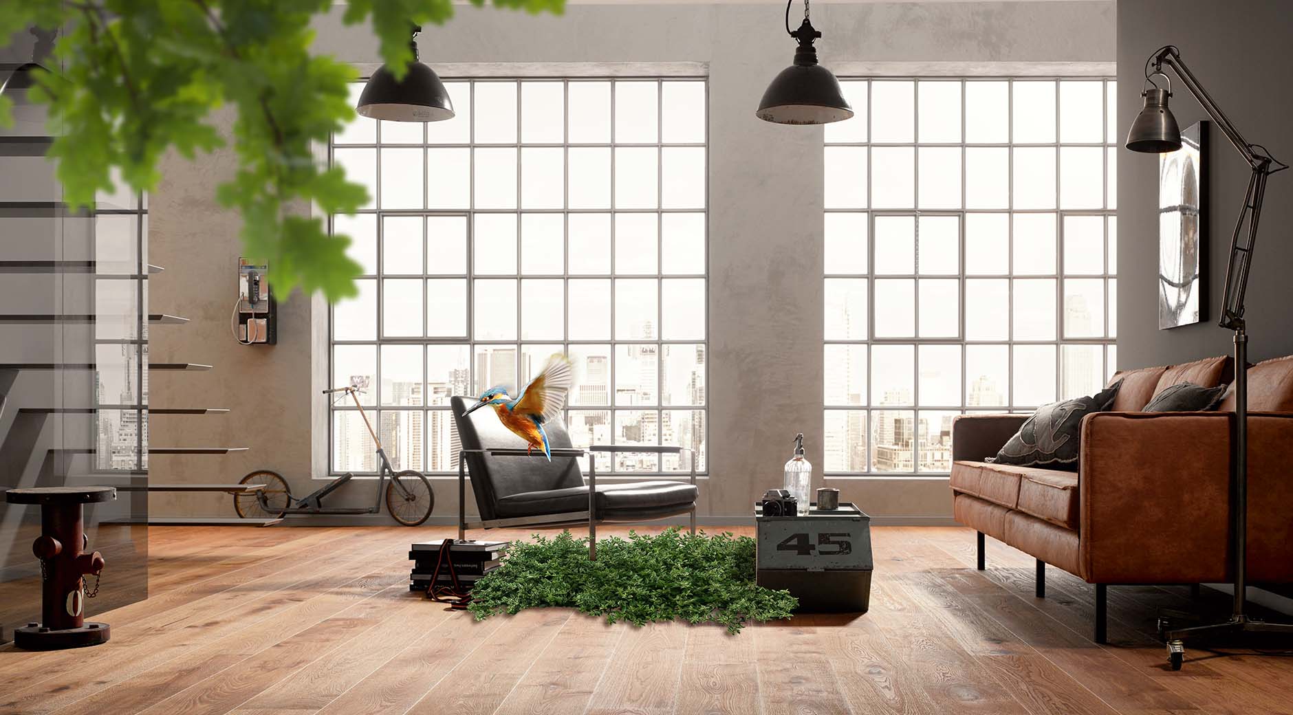 Parquet contrecollé