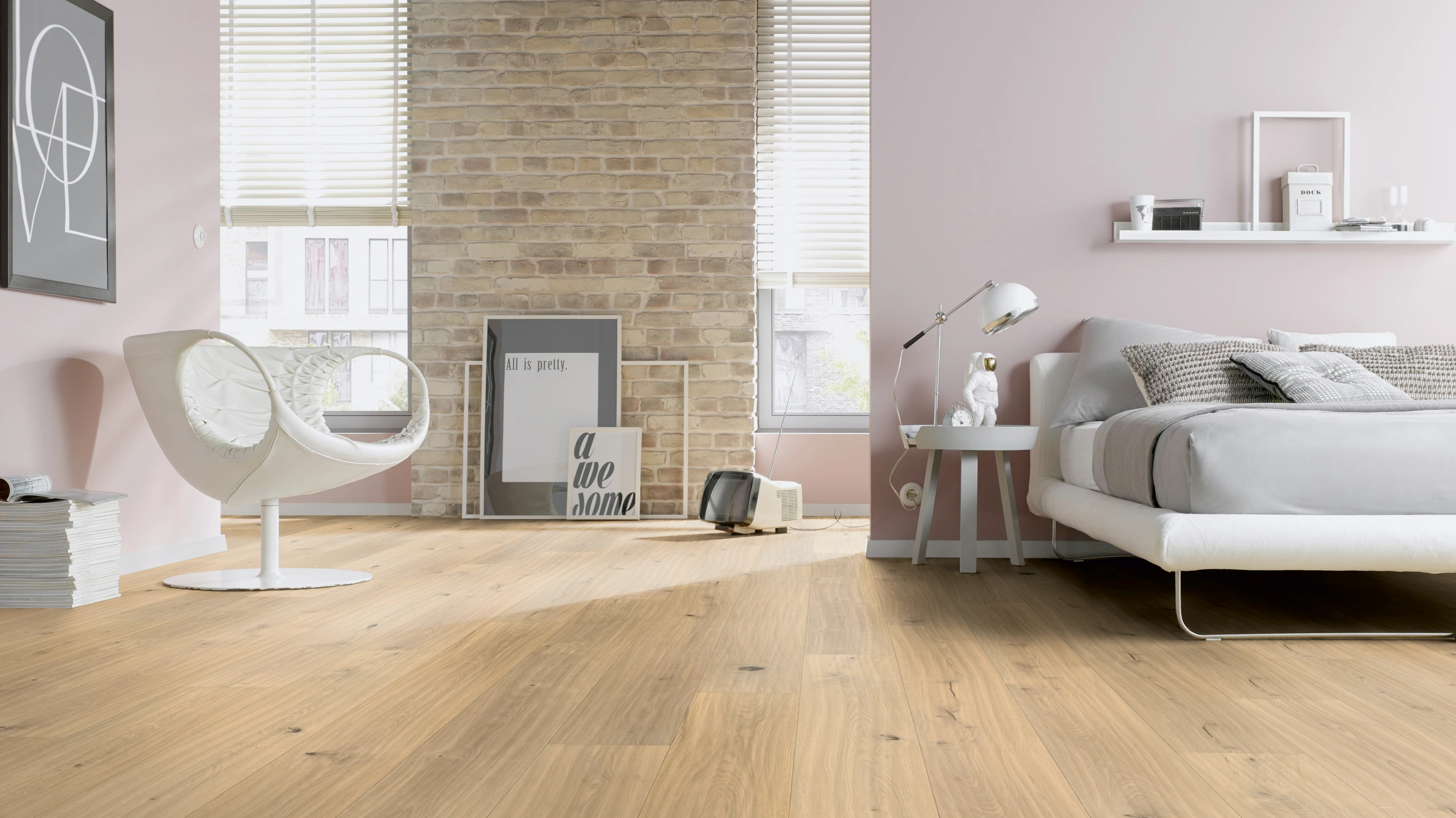 Oak unique unfinished effect