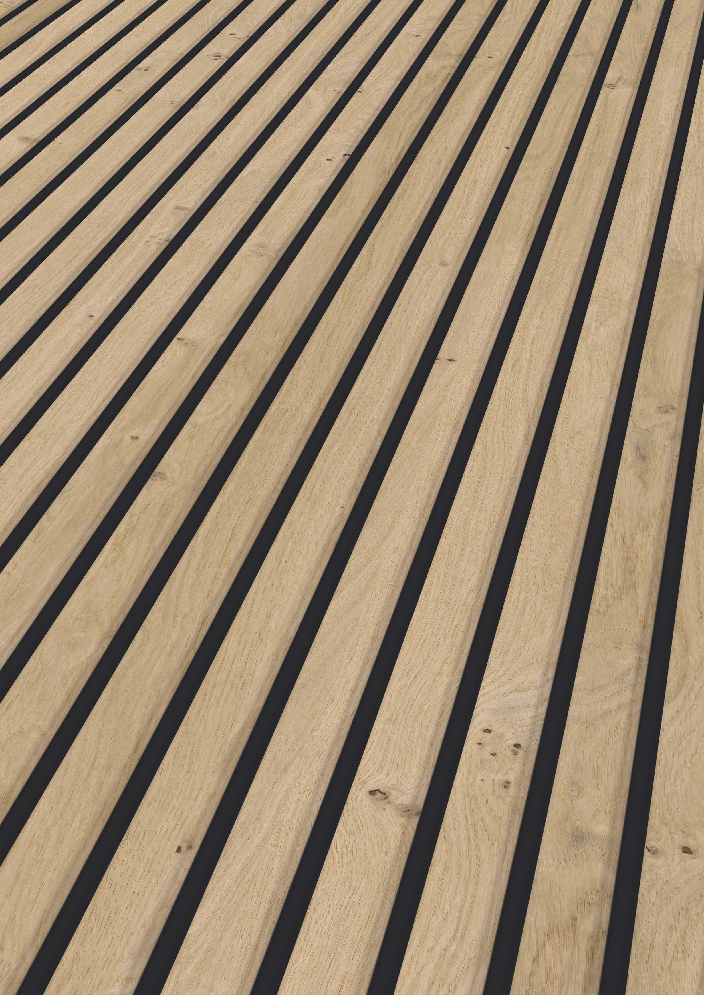 Eiche sand/mattschwarz