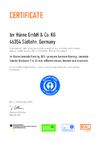 Certificaat  Blauer Engel  Friends by  Laminaatvloer GB
