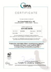 Certificaat  PEFC GB
