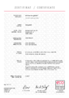 Certificaat   Friends by  Parket DE, EL, GB, ES, FR, IT, NL, PL, RU