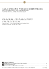 Verlegehinweise